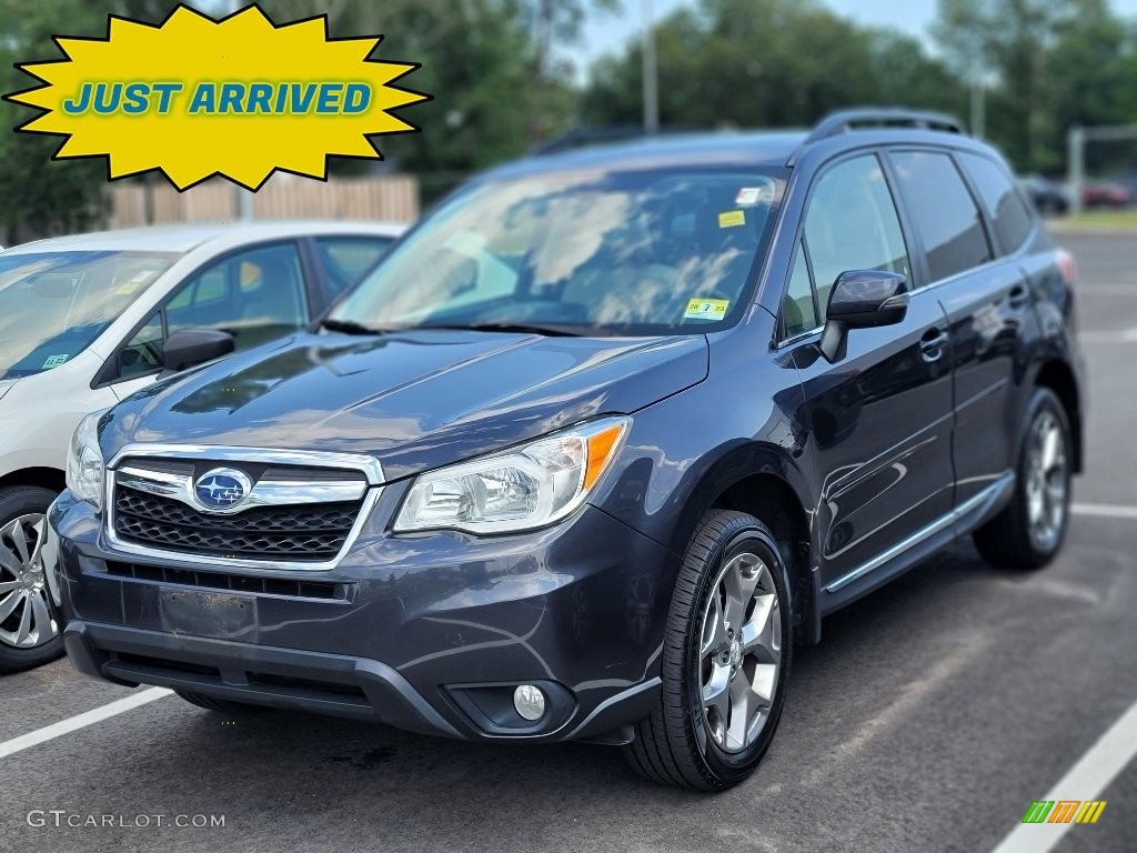 2016 Forester 2.5i Touring - Dark Gray Metallic / Gray photo #1