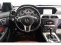 Red/Black 2015 Mercedes-Benz C 250 Coupe Dashboard