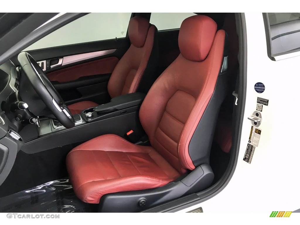 Red/Black Interior 2015 Mercedes-Benz C 250 Coupe Photo #142626839