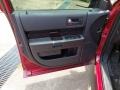 Charcoal Black 2018 Ford Flex SEL Door Panel