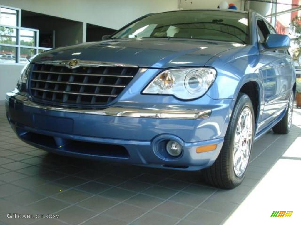 2007 Pacifica Limited AWD - Marine Blue Pearl / Pastel Slate Gray photo #1
