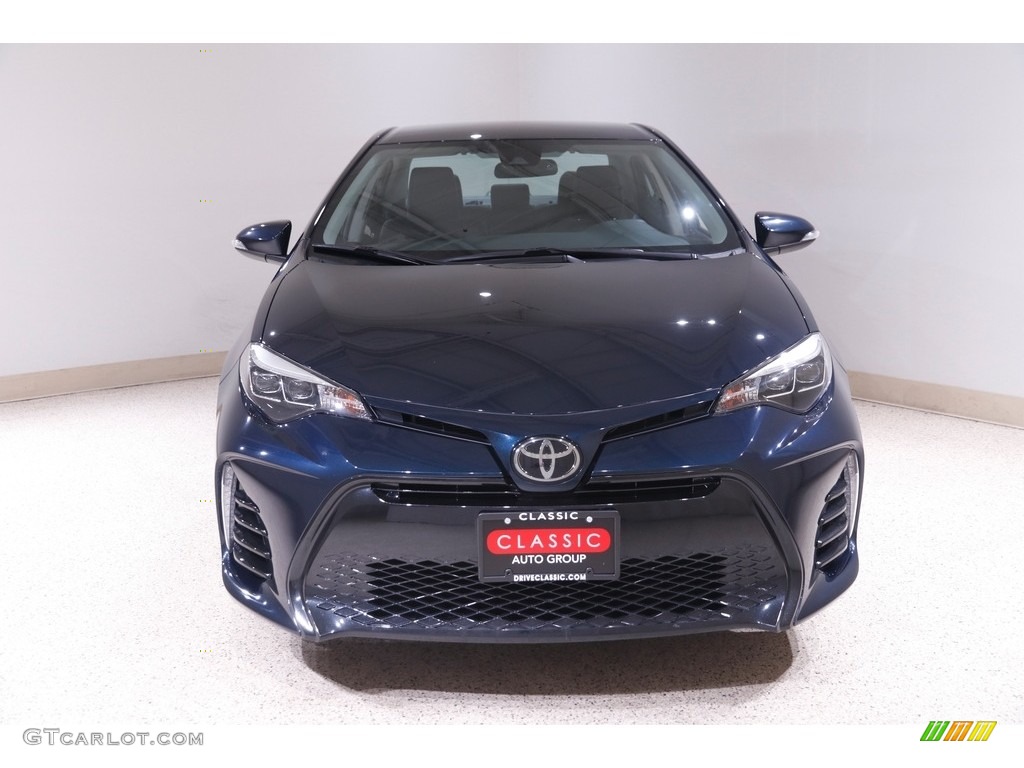 2018 Corolla SE - Galactic Aqua Mica / Black photo #2