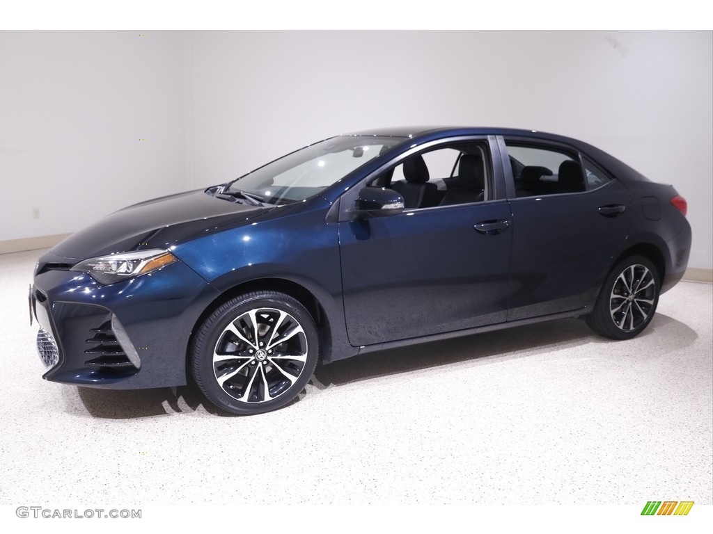 2018 Corolla SE - Galactic Aqua Mica / Black photo #3