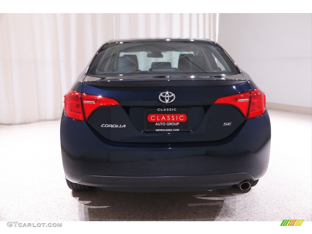2018 Corolla SE - Galactic Aqua Mica / Black photo #16