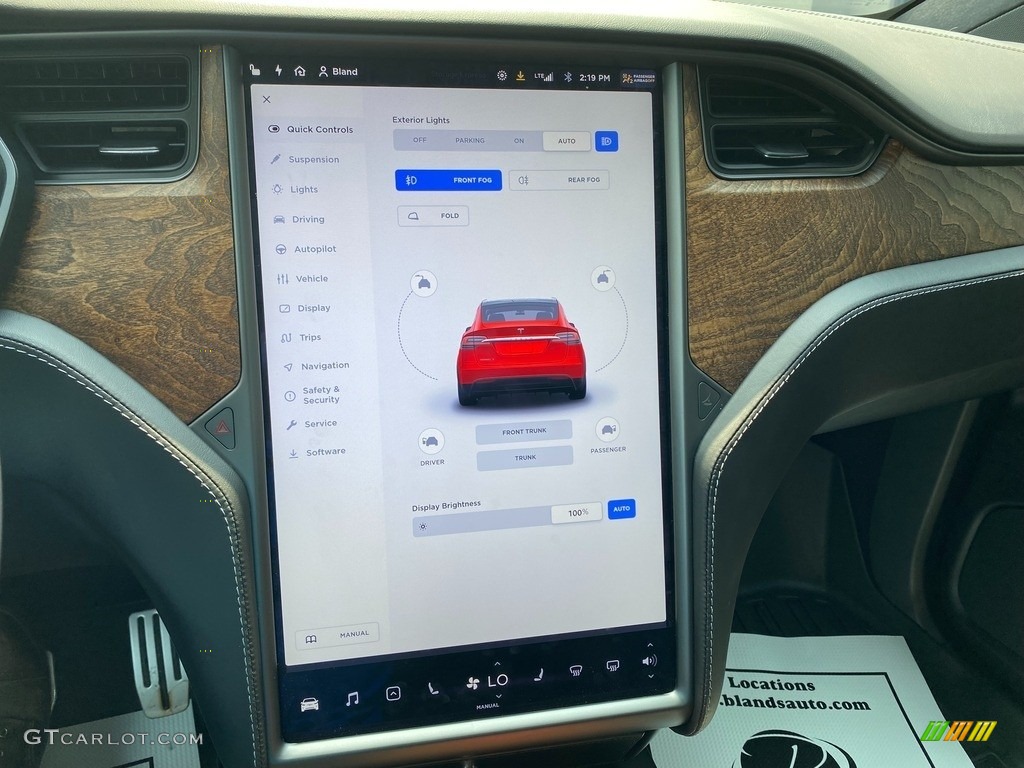 2020 Tesla Model X Performance Controls Photo #142628891