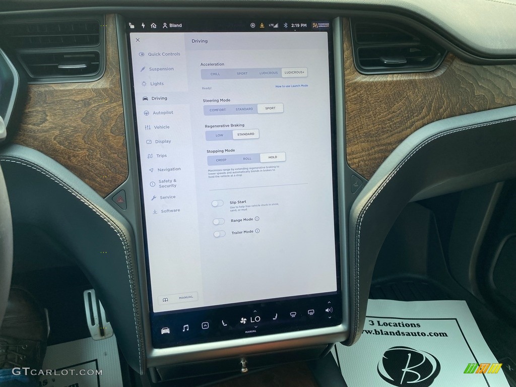 2020 Tesla Model X Performance Controls Photo #142628948