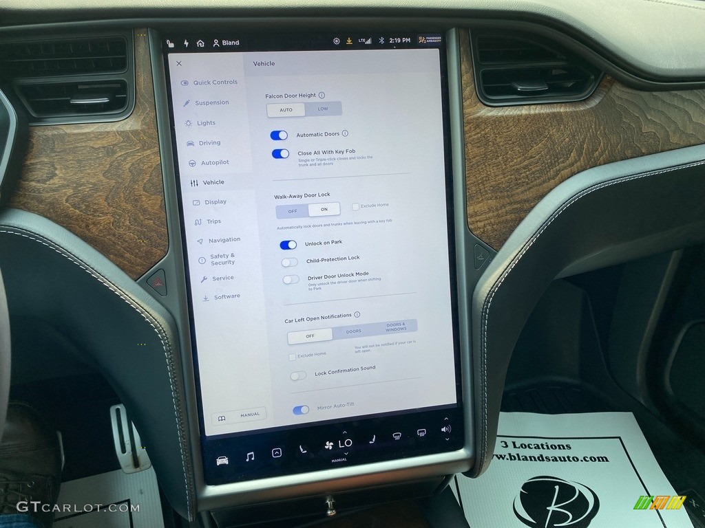 2020 Tesla Model X Performance Controls Photo #142628987