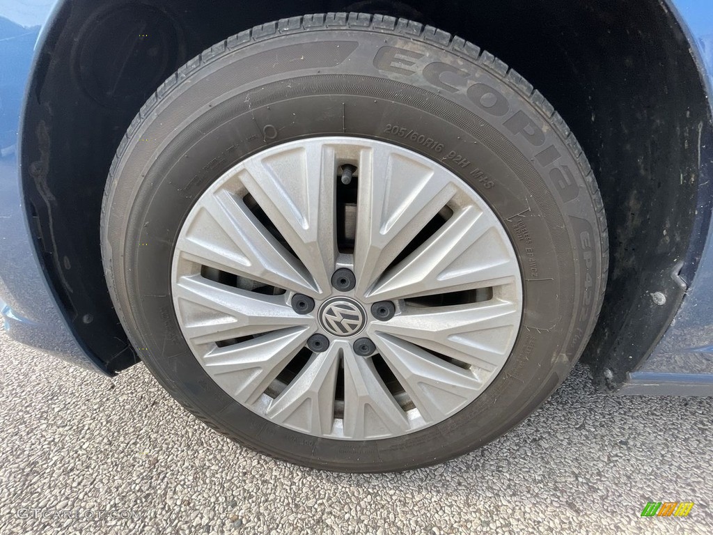 2019 Jetta S - Blue Silk Metallic / Storm Gray photo #5