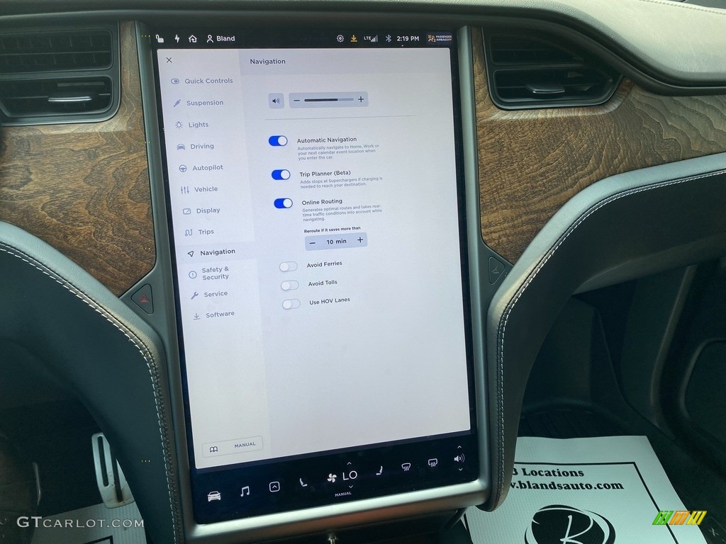 2020 Tesla Model X Performance Controls Photo #142629044