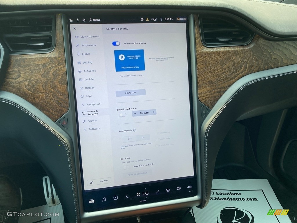 2020 Tesla Model X Performance Controls Photo #142629069