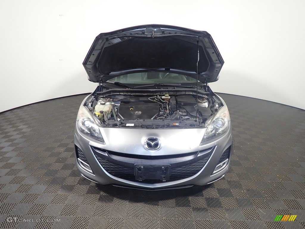 2010 MAZDA3 s Grand Touring 4 Door - Liquid Silver Metallic / Black photo #7