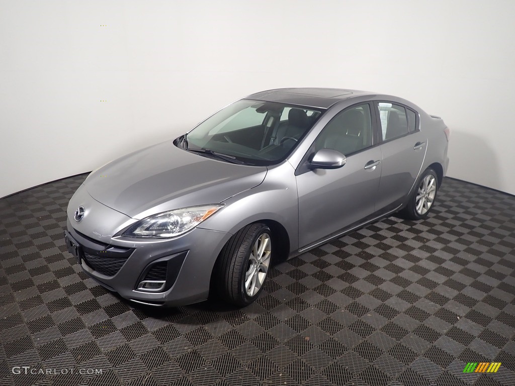 2010 MAZDA3 s Grand Touring 4 Door - Liquid Silver Metallic / Black photo #10