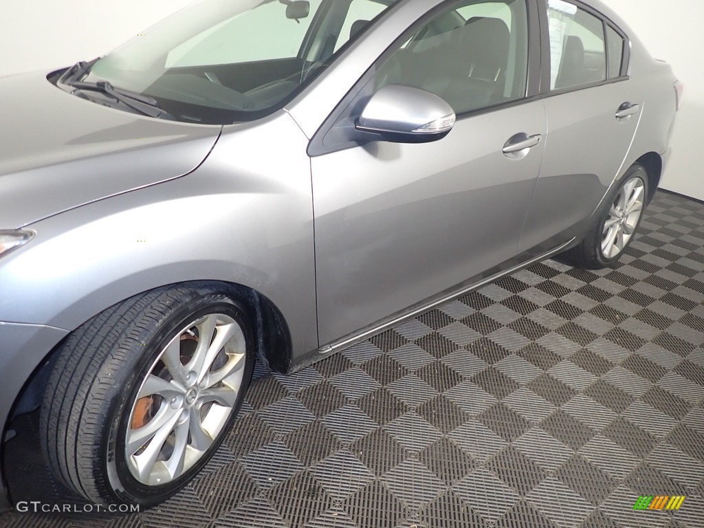 2010 MAZDA3 s Grand Touring 4 Door - Liquid Silver Metallic / Black photo #11