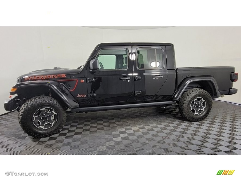 Black 2021 Jeep Gladiator Mojave 4x4 Exterior Photo #142629311