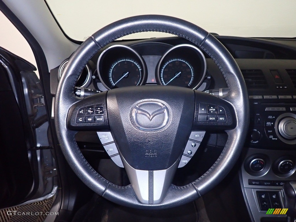 2010 MAZDA3 s Grand Touring 4 Door - Liquid Silver Metallic / Black photo #28