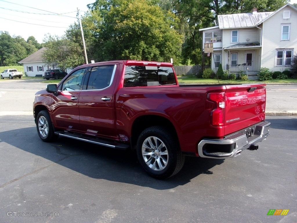 2021 Silverado 1500 LTZ Crew Cab 4x4 - Cherry Red Tintcoat / Gideon/Very Dark Atmosphere photo #5