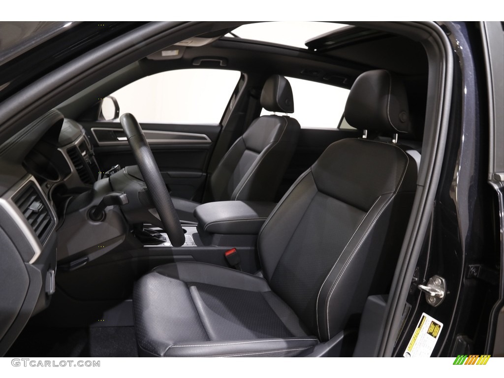 Titan Black Interior 2020 Volkswagen Atlas Cross Sport SE Technology 4Motion Photo #142630943