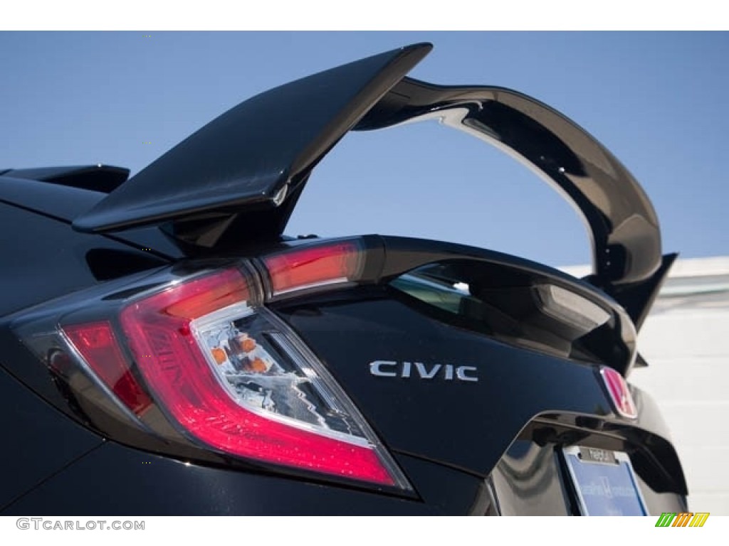 2021 Civic Type R - Crystal Black Pearl / Black/Red photo #8
