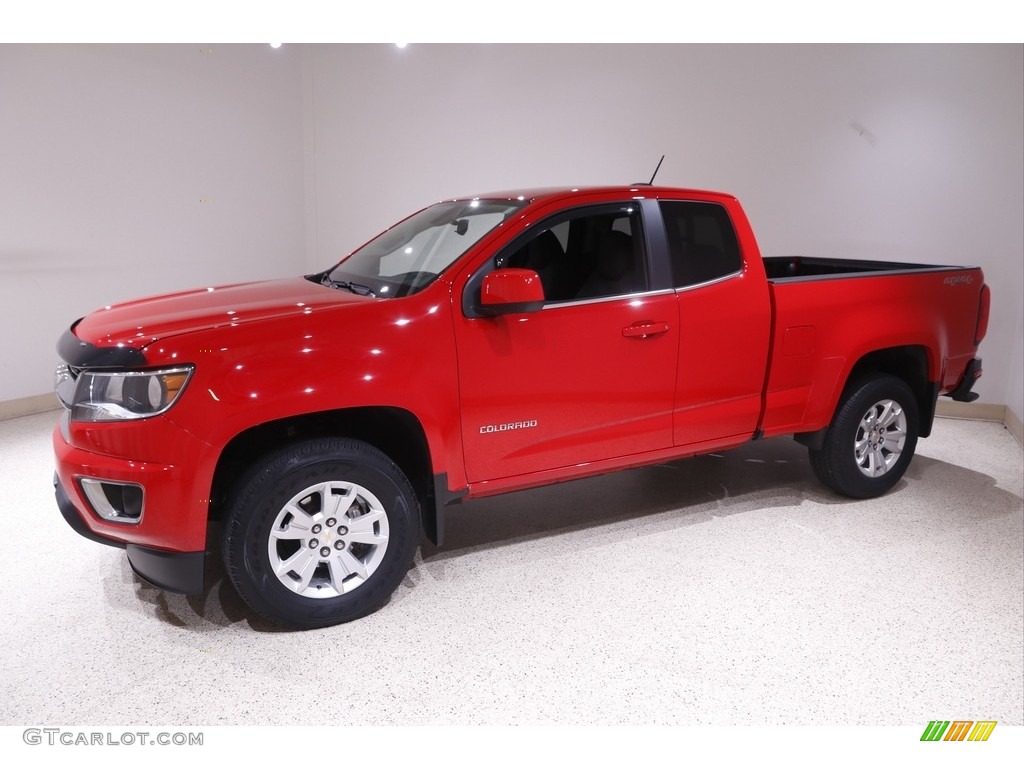 Red Hot 2018 Chevrolet Colorado LT Extended Cab 4x4 Exterior Photo #142632614