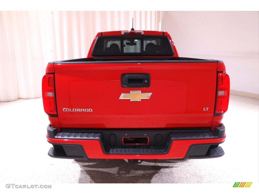 2018 Colorado LT Extended Cab 4x4 - Red Hot / Jet Black photo #18