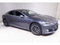 Midnight Silver Metallic 2020 Tesla Model S Long Range Plus Exterior