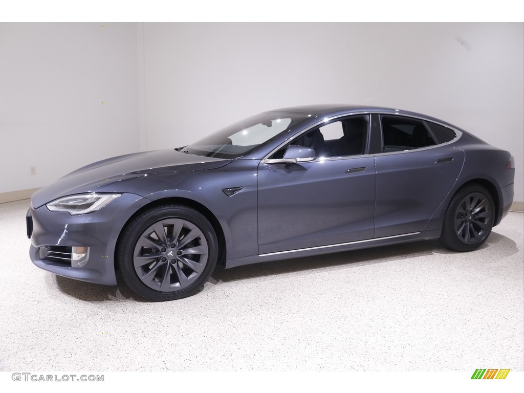 Midnight Silver Metallic 2020 Tesla Model S Long Range Plus Exterior Photo #142632785