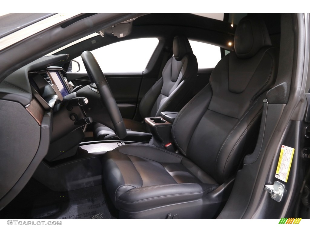 Black Interior 2020 Tesla Model S Long Range Plus Photo #142632794