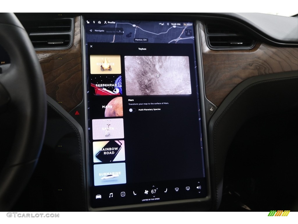 2020 Tesla Model S Long Range Plus Controls Photo #142632824