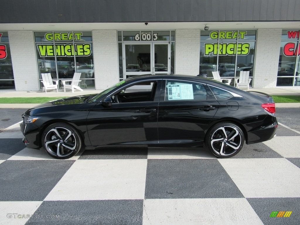 2021 Accord Sport - Crystal Black Pearl / Black photo #1