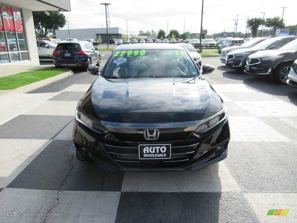 2021 Accord Sport - Crystal Black Pearl / Black photo #2