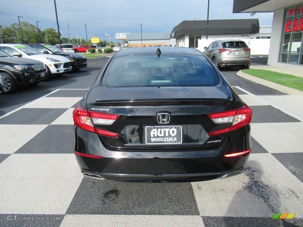 2021 Accord Sport - Crystal Black Pearl / Black photo #4