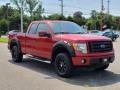 2010 Red Candy Metallic Ford F150 XLT SuperCab 4x4  photo #7