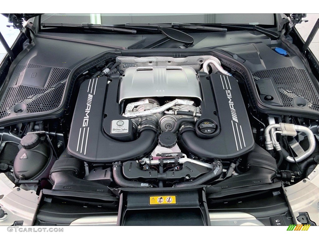 2021 Mercedes-Benz C AMG 63 S Coupe 4.0 Liter AMG biturbo DOHC 32-Valve VVT V8 Engine Photo #142634588