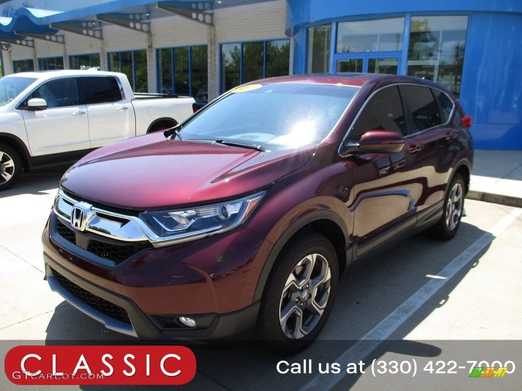 2019 CR-V EX AWD - Basque Red Pearl II / Ivory photo #1
