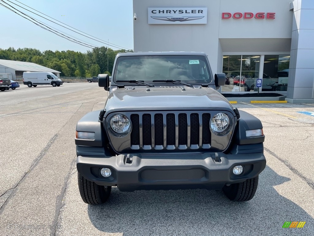 2021 Wrangler Unlimited Sport 4x4 - Granite Crystal Metallic / Black photo #2