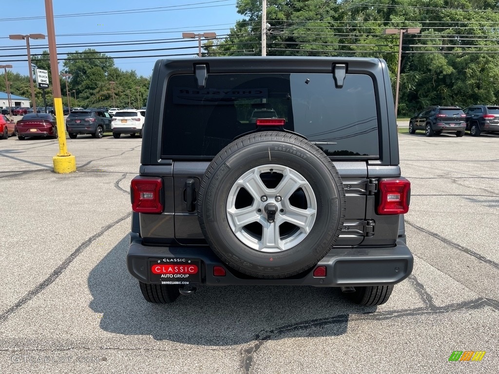 2021 Wrangler Unlimited Sport 4x4 - Granite Crystal Metallic / Black photo #5