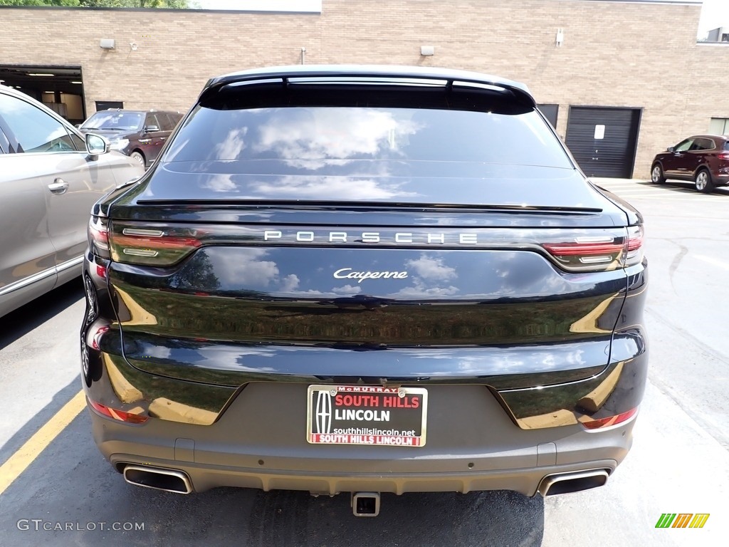 2020 Cayenne Coupe - Moonlight Blue Metallic / Black photo #3