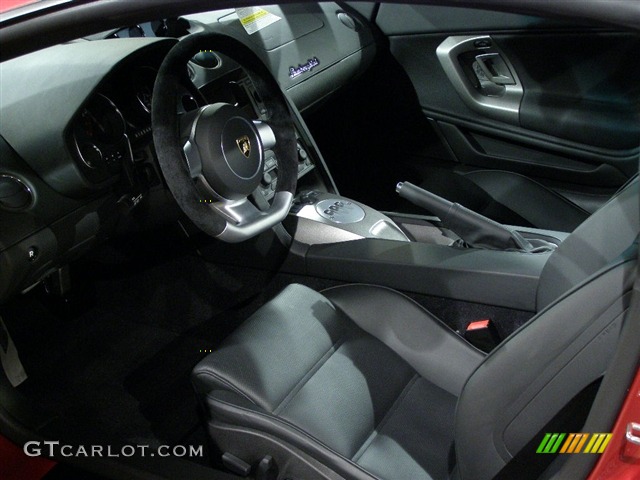 2008 Gallardo Coupe E-Gear - Rosso Leto / Black photo #6