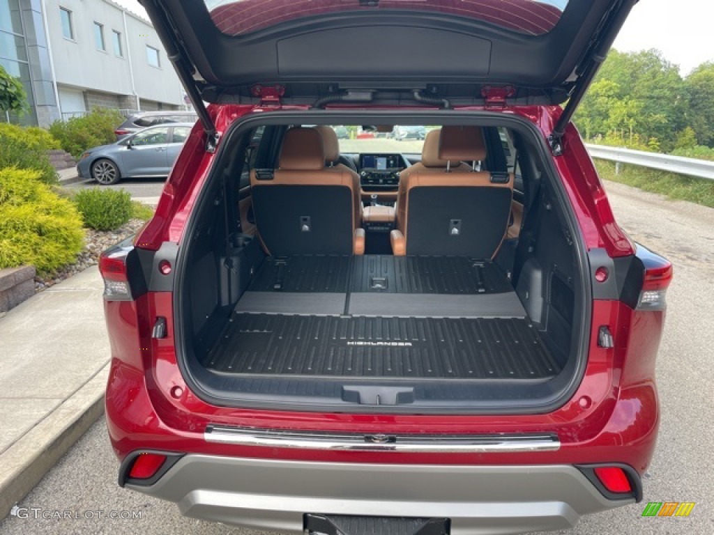2021 Highlander Platinum AWD - Ruby Flare Pearl / Glazed Caramel photo #10