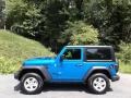 2021 Hydro Blue Pearl Jeep Wrangler Sport 4x4 #142635952