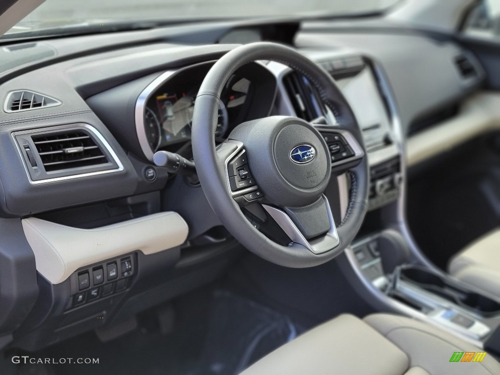 2021 Subaru Ascent Limited Warm Ivory Steering Wheel Photo #142637873