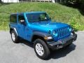 2021 Hydro Blue Pearl Jeep Wrangler Sport 4x4  photo #4