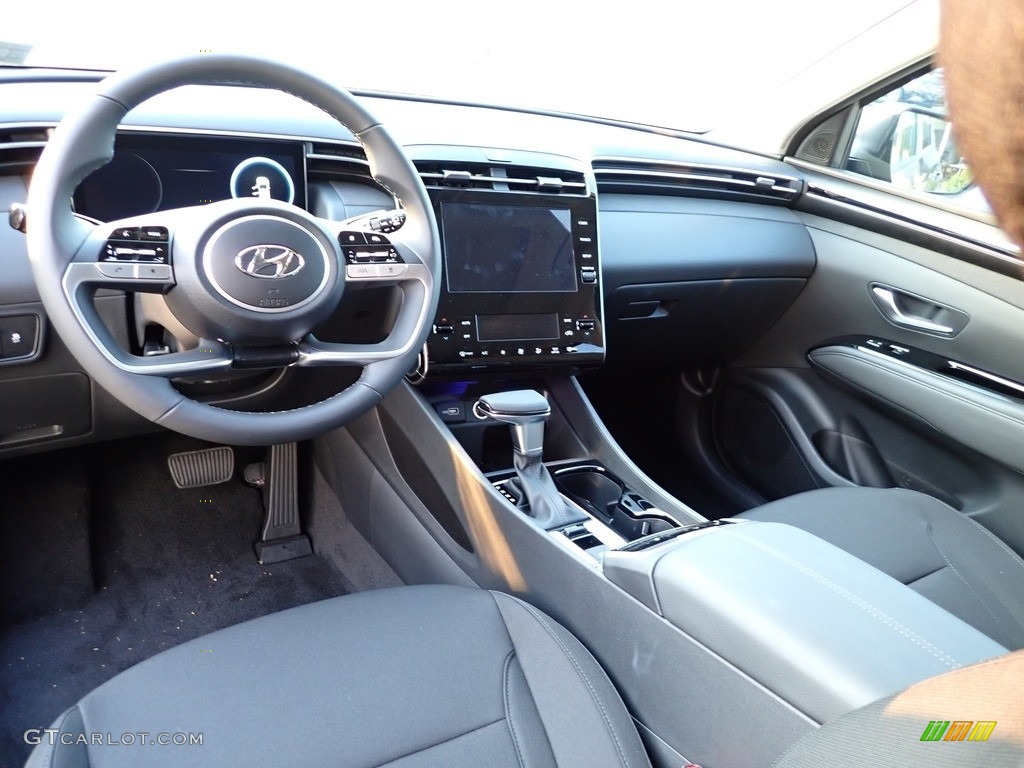 Black Interior 2022 Hyundai Tucson SEL AWD Photo #142638563
