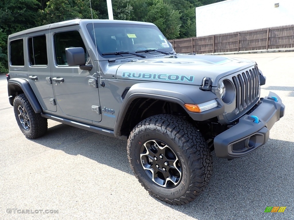 Sting-Gray 2021 Jeep Wrangler Unlimited Rubicon 4xe Hybrid Exterior Photo #142639505