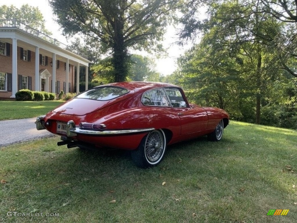 Carmen Red 1964 Jaguar E-Type XKE 3.8 Fixed Head Coupe Exterior Photo #142639880