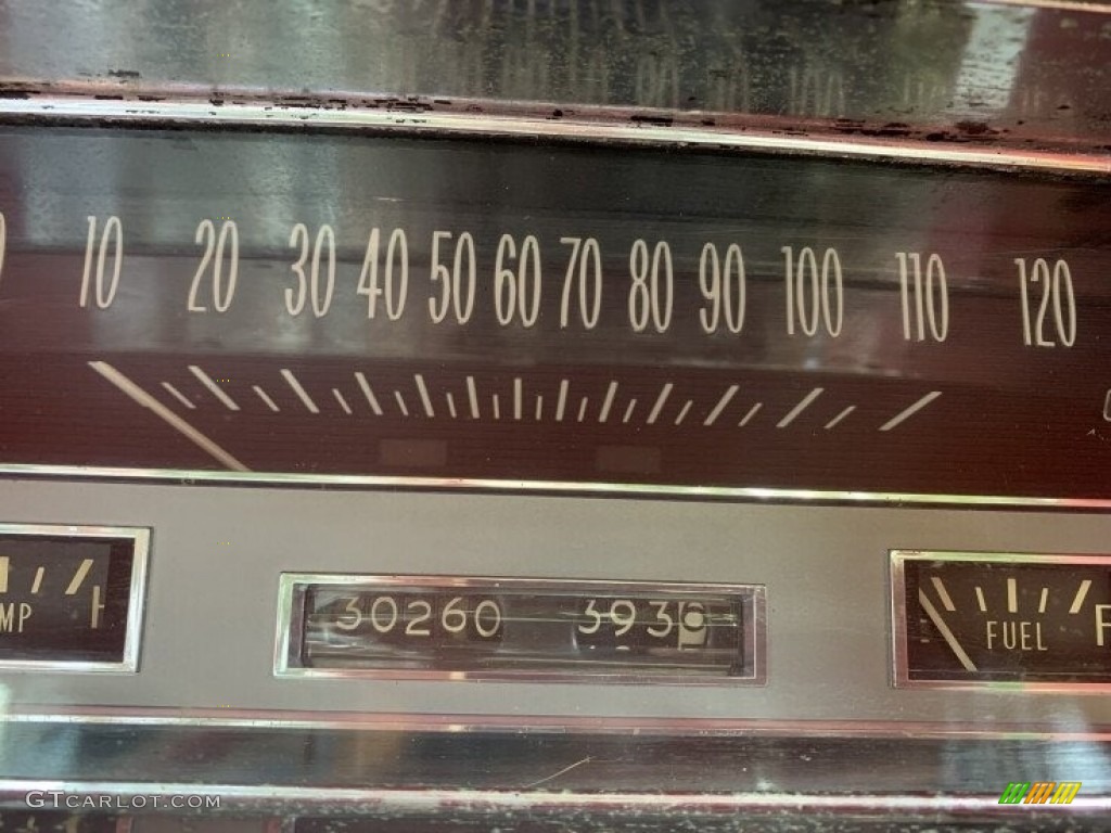 1960 Cadillac Series 62 Convertible Gauges Photos