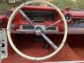 1960 Cadillac Series 62 Red/White Interior Steering Wheel Photo