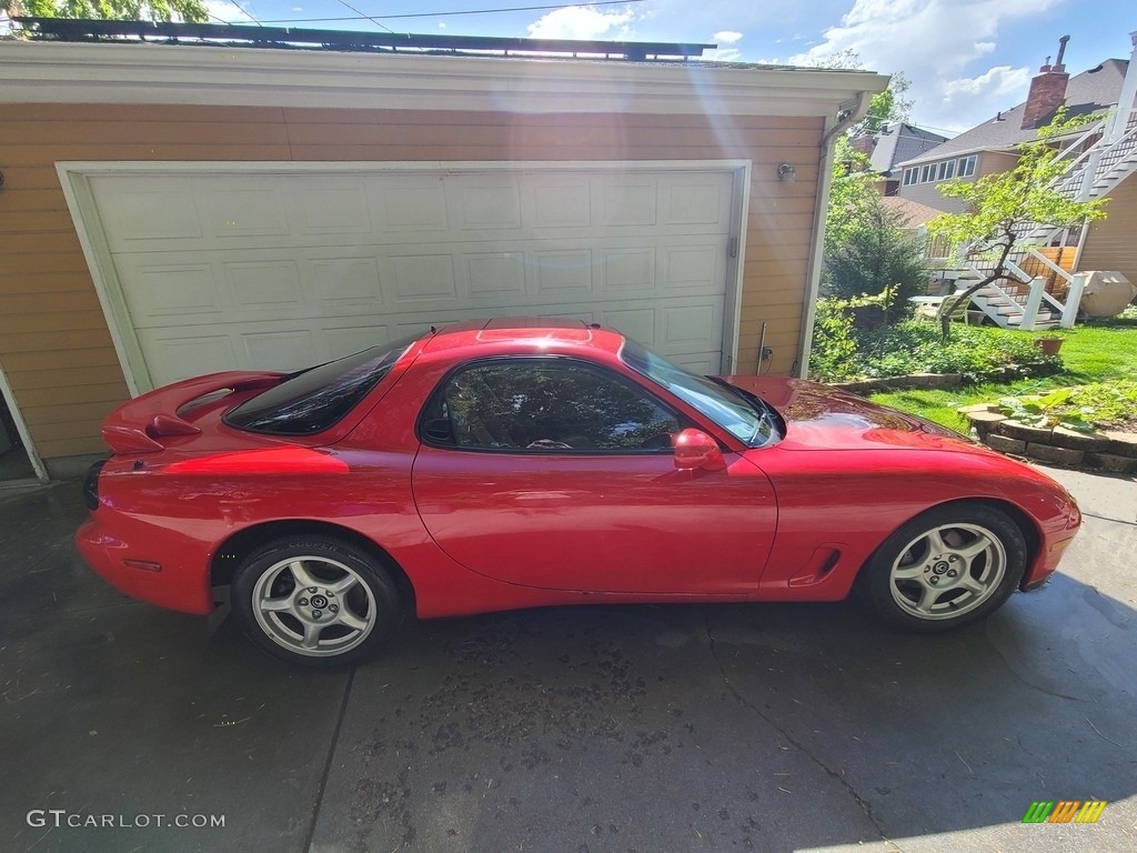 Vintage Red 1993 Mazda RX-7 Twin Turbo Touring Exterior Photo #142640369