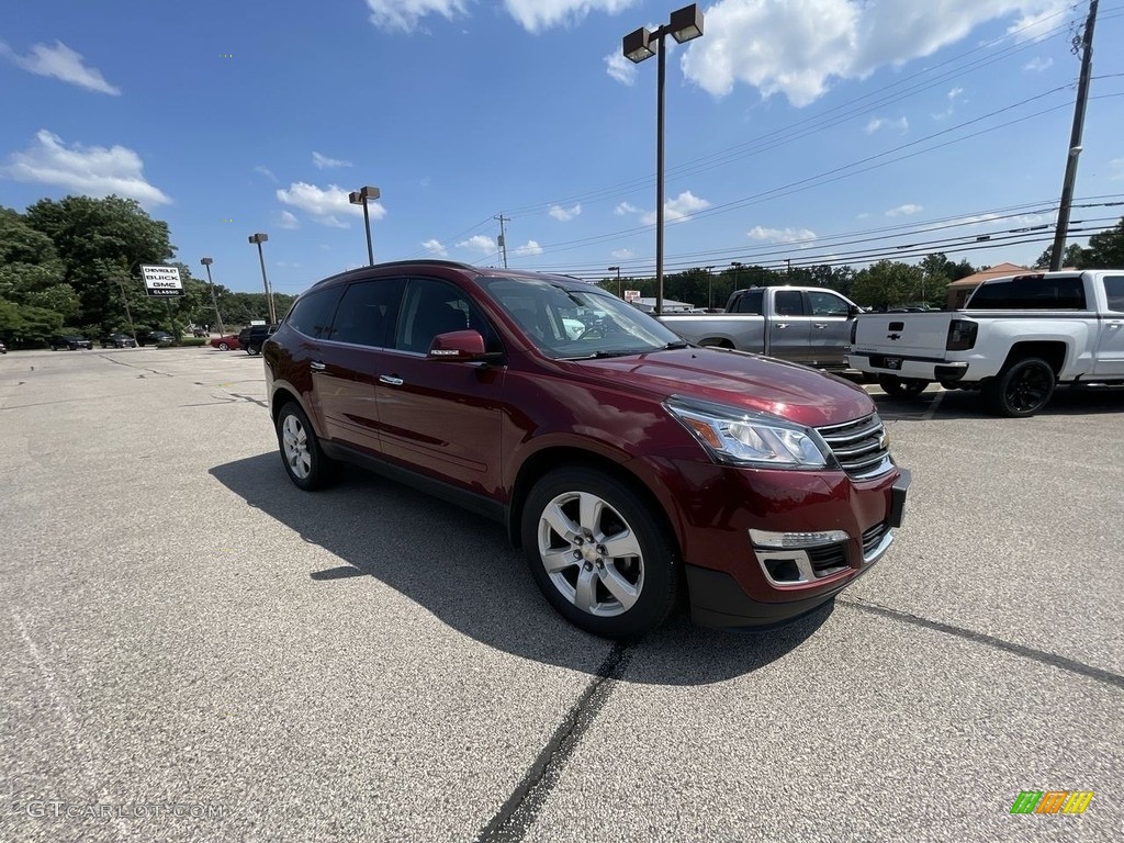 2016 Traverse LT AWD - Siren Red Tintcoat / Ebony photo #4