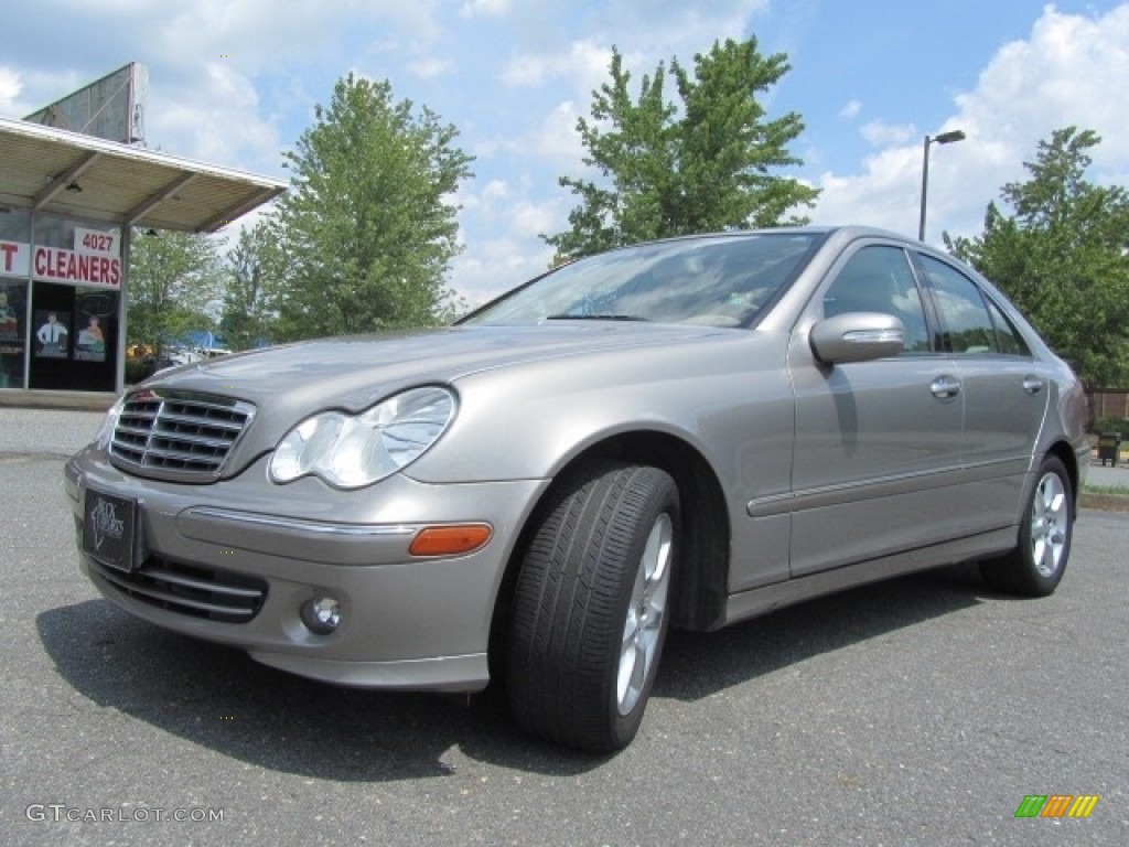 2007 C 280 Luxury - Pewter Metallic / Stone photo #6